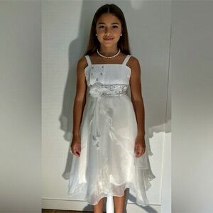 NWT Girls Dress - White Dress with Matching Bolero